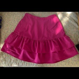 J. Crew hot pink skirt